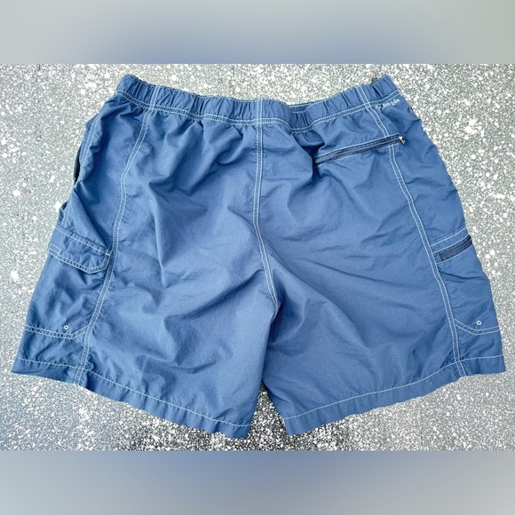 COLUMBIA SPORTSWEAR Omni-Shade Swim Trunks XXL Navy - Picture 2 of 4